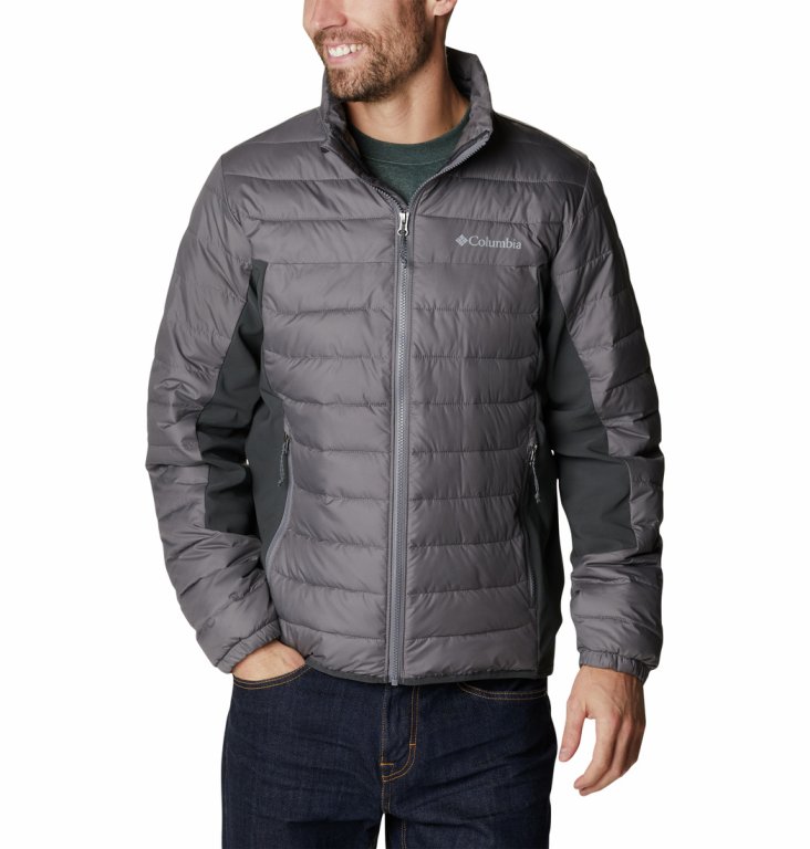 Куртка Columbia Powder Lite™ Hybrid Jacket M - сірий