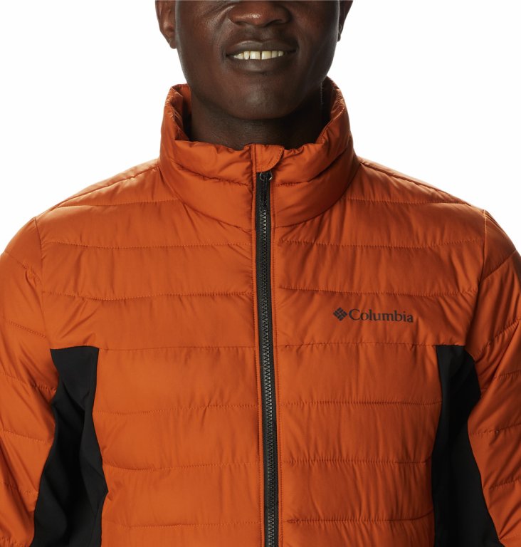 Куртка Columbia Powder Lite™ Hybrid Jacket Man W - помаранчевий/чорний