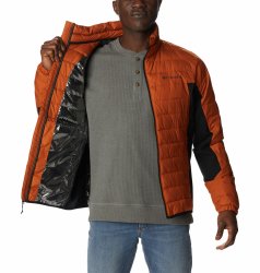 Куртка Columbia Powder Lite™ Hybrid Jacket Man W - помаранчевий/чорний