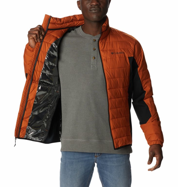 Куртка Columbia Powder Lite™ Hybrid Jacket Man W - помаранчевий/чорний