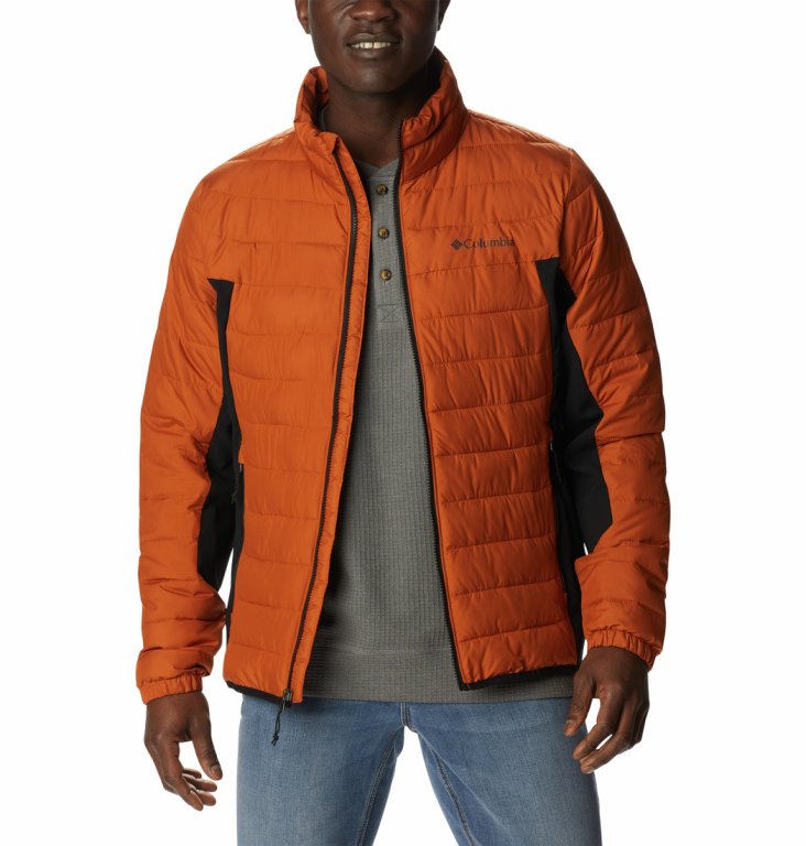 Куртка Columbia Powder Lite™ Hybrid Jacket Man W - помаранчевий/чорний