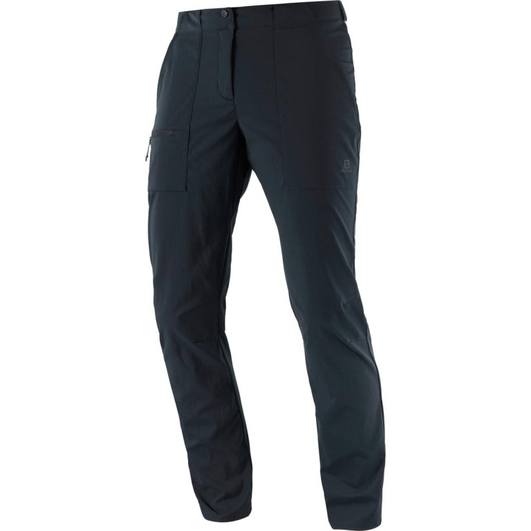 Штани Salomon OUTRACK PANTS W - чорні (збільшена довжина)