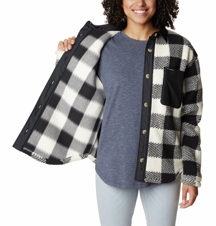 Куртка Columbia West Bend™ Shirt Jacket W - чорний/сірий/білий