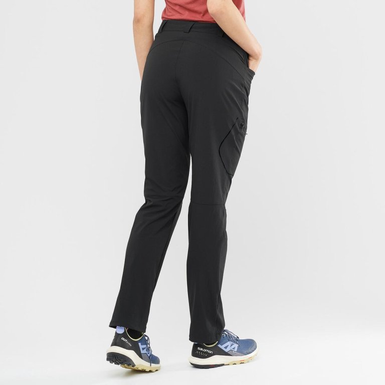 Штани Salomon WAYFARER PANTS W - чорні (збільшена довжина)