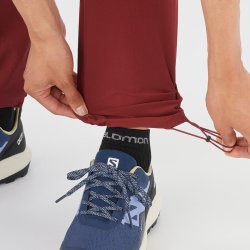 Штани Salomon WAYFARER PANTS W - червоні (збільшена довжина)