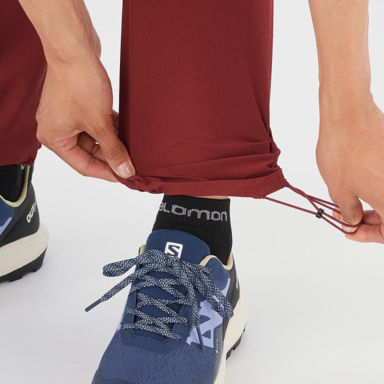 Штани Salomon WAYFARER PANTS W - червоні (збільшена довжина)