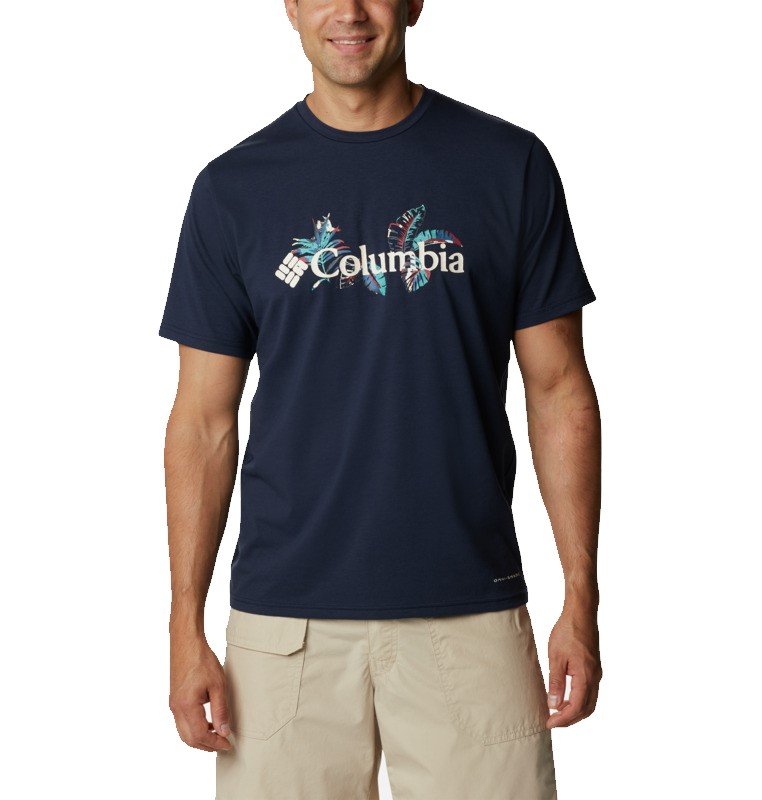 Columbia Men's Sun Trek™ T-Shirt Blue Online in Dubai & UAE -SSS Columbia Men's Sun Trek™ T-Shirt Blue Online in Dubai & UAE -SSS
