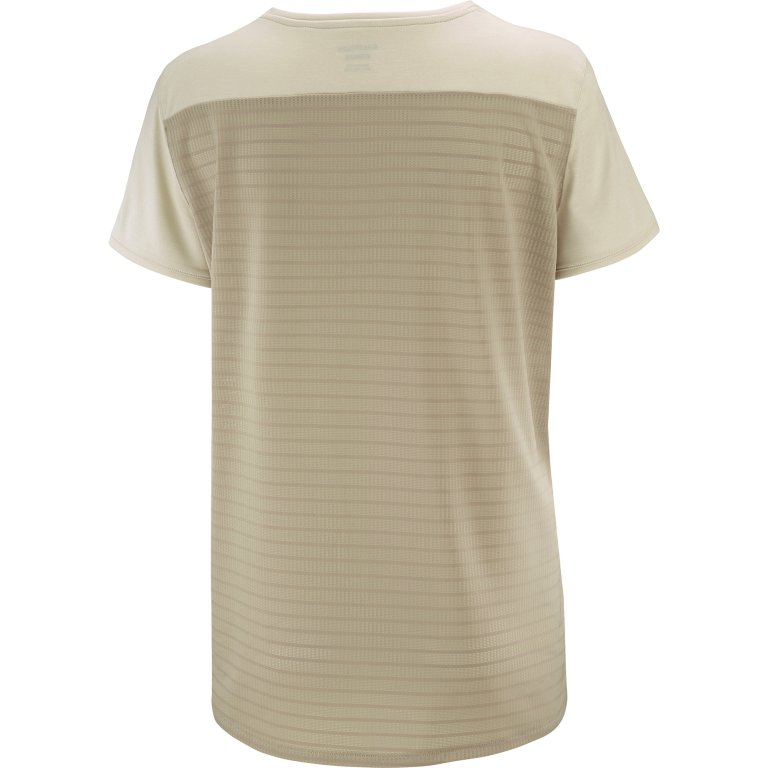 Футболка Salomon Outline Summer SS Tee W - бежева