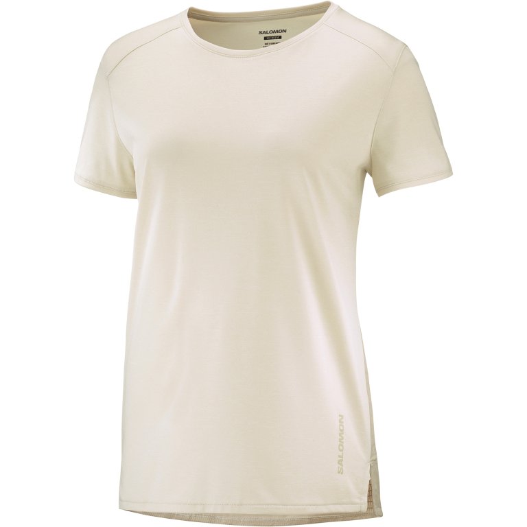 Футболка Salomon Outline Summer SS Tee W - бежева
