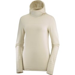 Футболка Salomon Outspeed Wool Hoody W - бежева