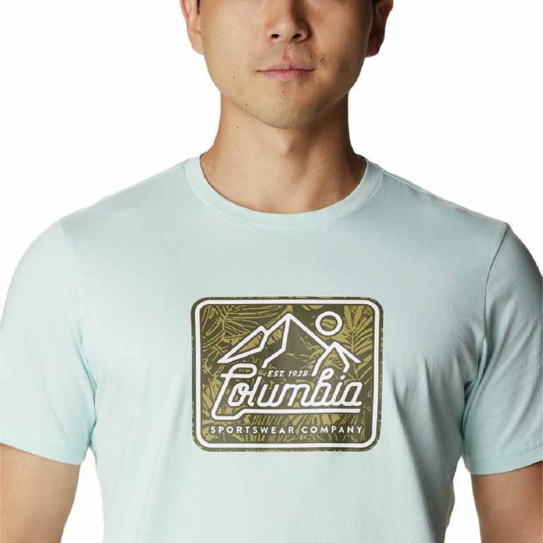 Футболка Columbia Rapid Ridge™ Graphic Tee M - світло-блакитний