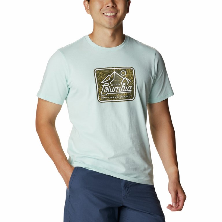 Футболка Columbia Rapid Ridge™ Graphic Tee M - світло-блакитний