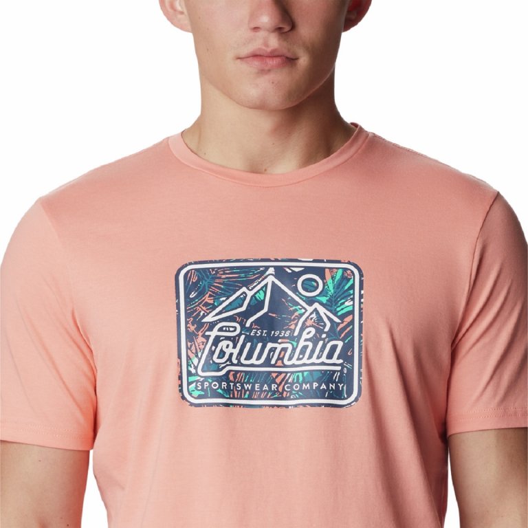 Футболка Columbia Rapid Ridge™ Graphic Tee M - червоний