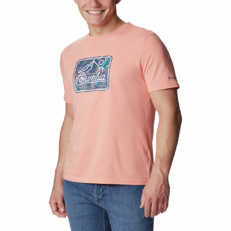 Футболка Columbia Rapid Ridge™ Graphic Tee M - червоний
