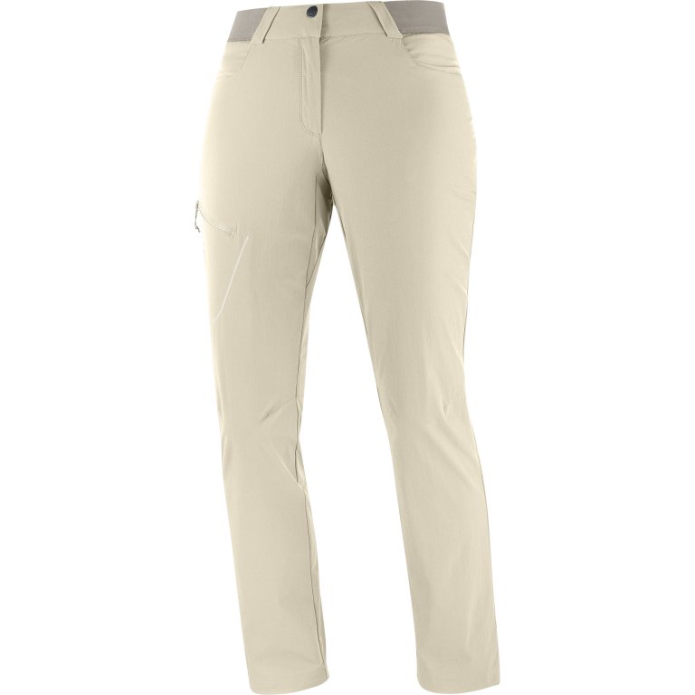 Штани Salomon Wayfarer Pants W - бежеві (подовжена довжина)