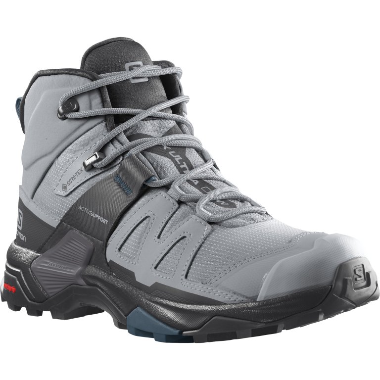 Взуття Salomon X Ultra 4 Mid GTX W - світло-сірі/чорні