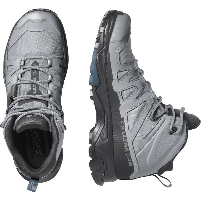Взуття Salomon X Ultra 4 Mid GTX W - світло-сірі/чорні