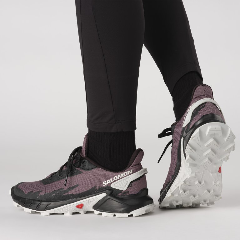 Взуття Salomon Alphacross 4 W - фіолетовий/чорний