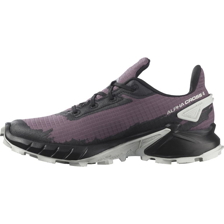 Взуття Salomon Alphacross 4 W - фіолетовий/чорний