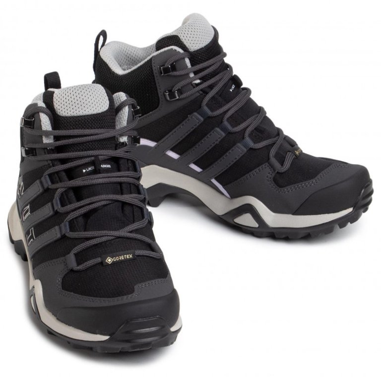 Взуття жіноче Adidas Terrex Swift R2 Mid GTX W - чорні / сірі