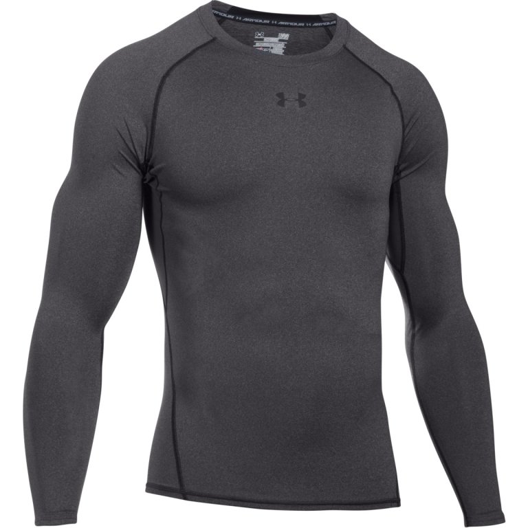 Tričko Under Armour HG ARMOUR LS - šedá