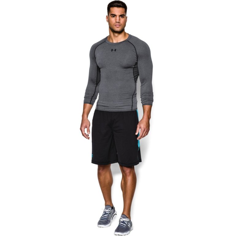 Tričko Under Armour HG ARMOUR LS - šedá