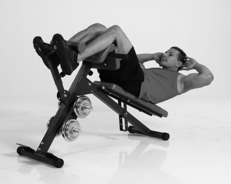 Posilovací lavice Finnlo AB and BACK Trainer - černá