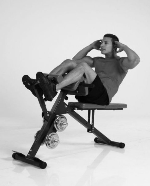 Posilovací lavice Finnlo AB and BACK Trainer - černá