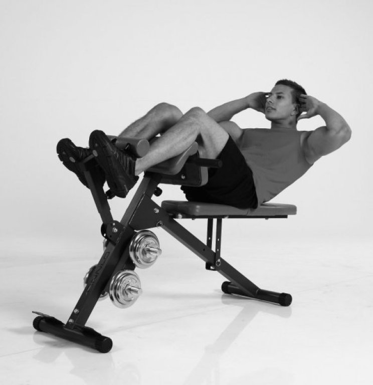 Posilovací lavice Finnlo AB and BACK Trainer - černá