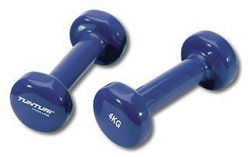 Činky Tunturi aerobic 2x4kg Vinyl - modrá