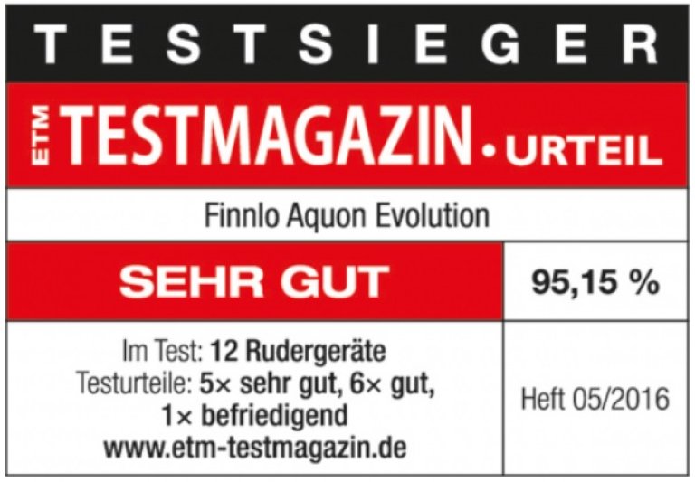 Veslovací trenažér Finnlo Aquon Evolution - černá