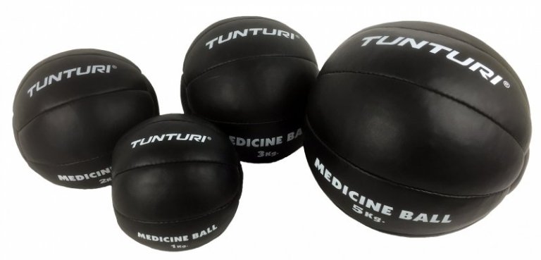 Medicinbal Tunturi 1 kg - černá