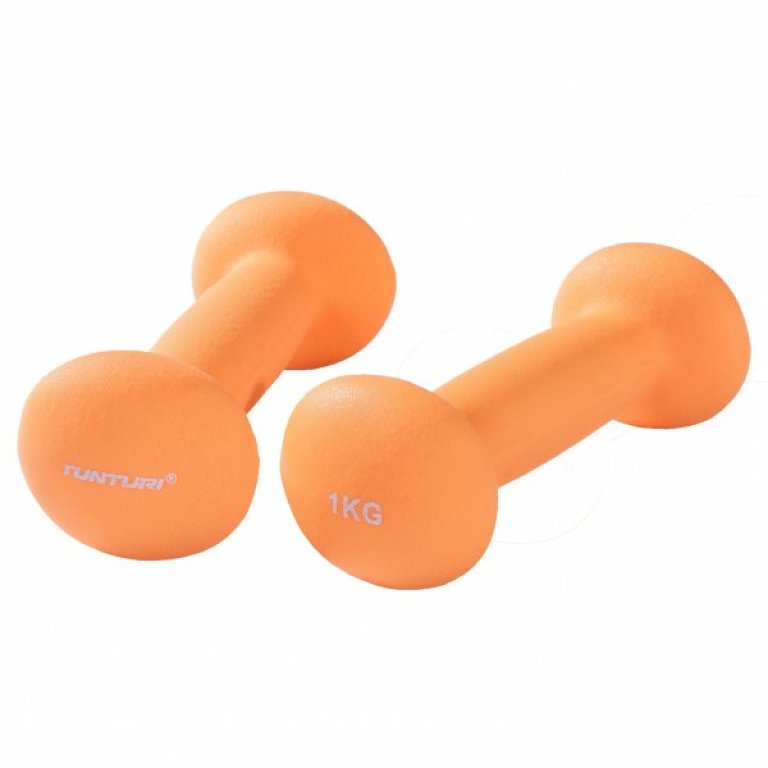 Činky Tunturi neoprén 1,0 kg - oranžová