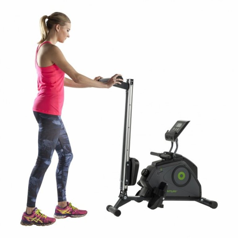 Veslovací trenažér Tunturi Cardio Fit R30 - černá/šedá