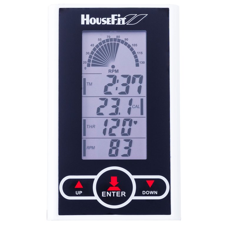 Cyklotrenažér Housefit Racer 50 - bílá/černá