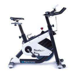 Cyklotrenažér Housefit Racer 50 - bílá/černá