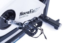 Cyklotrenažér Housefit Racer 50 - bílá/černá