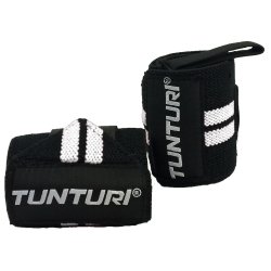 Bandáže zápěstí Tunturi Wrist Wraps pár - černá/bílá