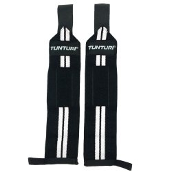 Bandáže zápěstí Tunturi Wrist Wraps pár - černá/bílá
