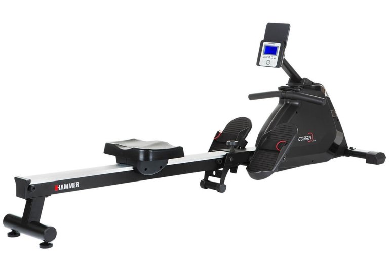 Veslovací trenažér Hammer Rower Cobra XTR Plus II - černá/šedá