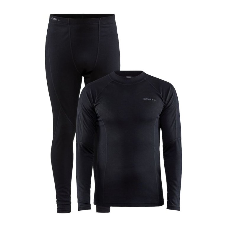Комплект Craft Core Warm Baselayer M - чорний