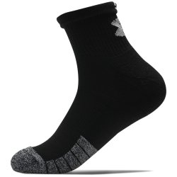 Шкарпетки Under Armour UA Heatgear Quarter 3pk U Socks - чорні
