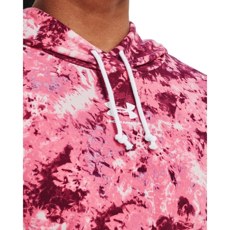 Худі Under Armour Rival з махровим принтом W - рожеве