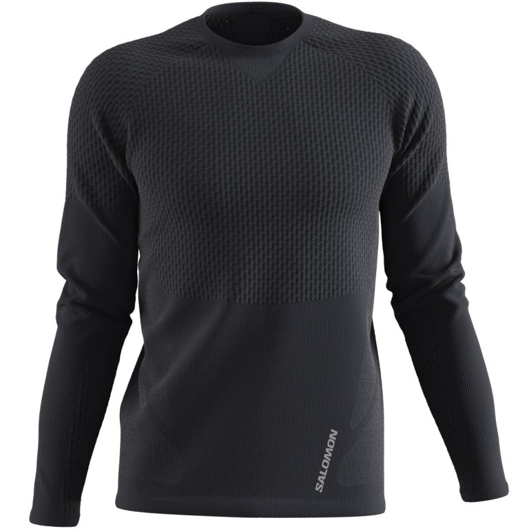 Футболка Salomon Sense LS Tee M - чорний