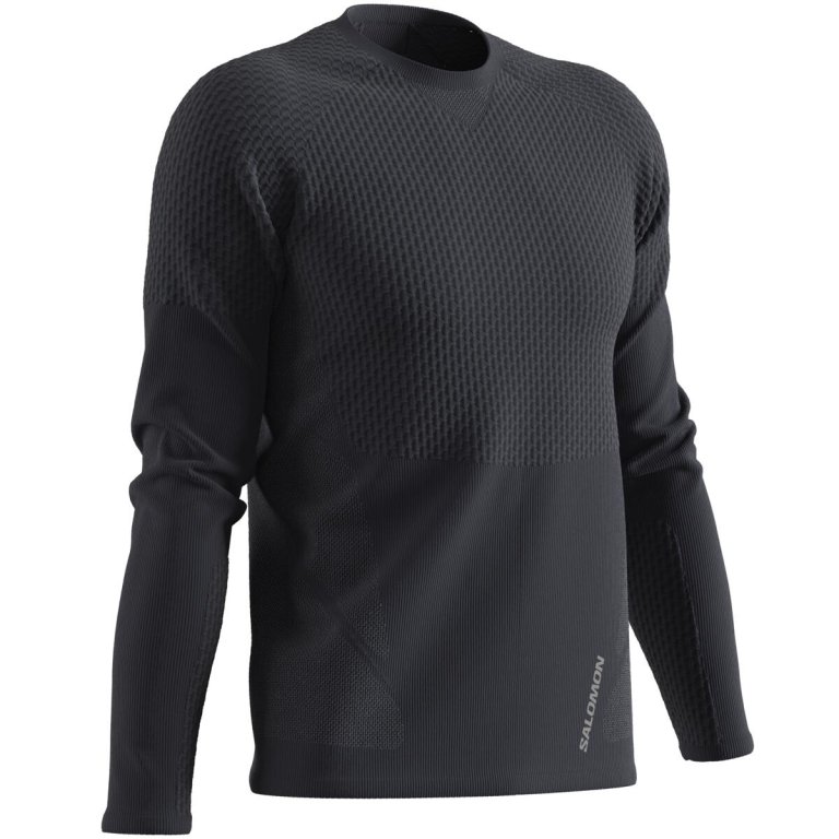 Футболка Salomon Sense LS Tee M - чорний