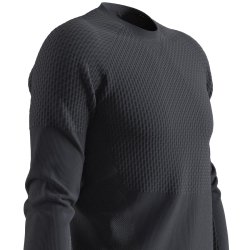 Футболка Salomon Sense LS Tee M - чорний