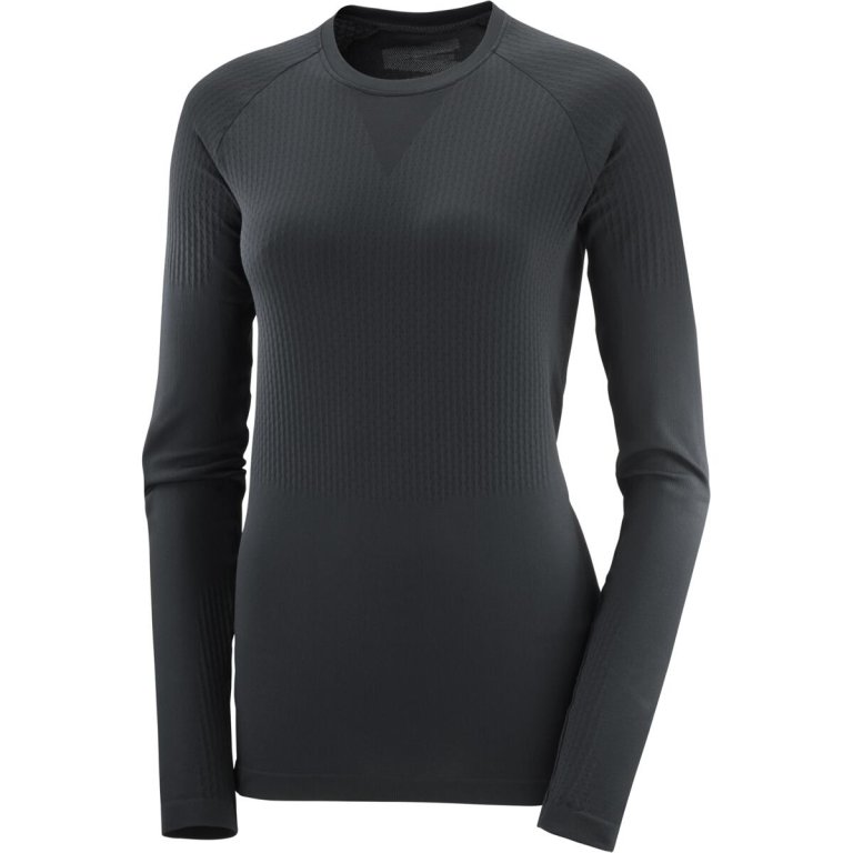 Tričko Salomon Sense LS Tee W - černá
