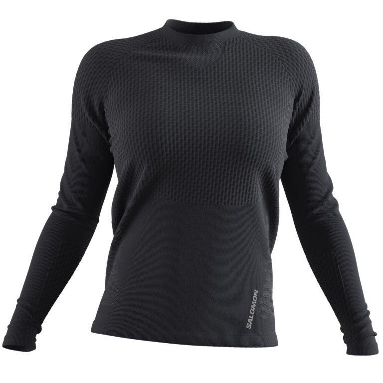 Tričko Salomon Sense LS Tee W - černá