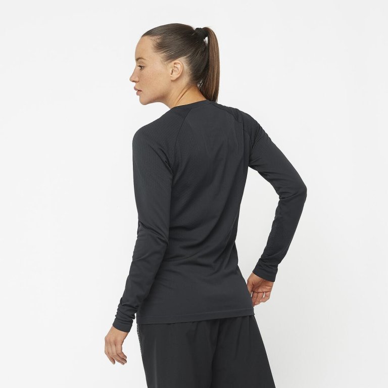 Tričko Salomon Sense LS Tee W - černá