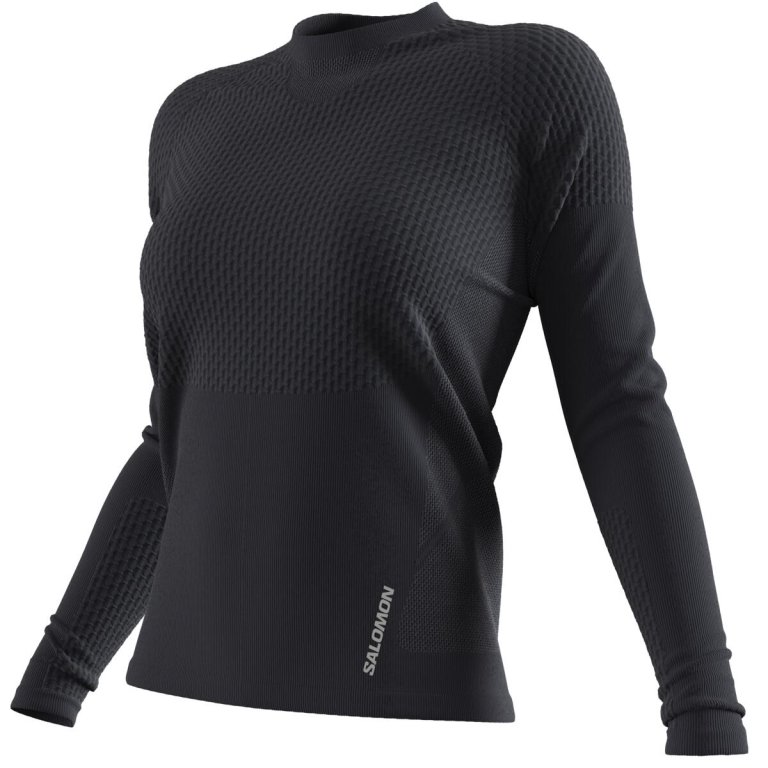 Tričko Salomon Sense LS Tee W - černá